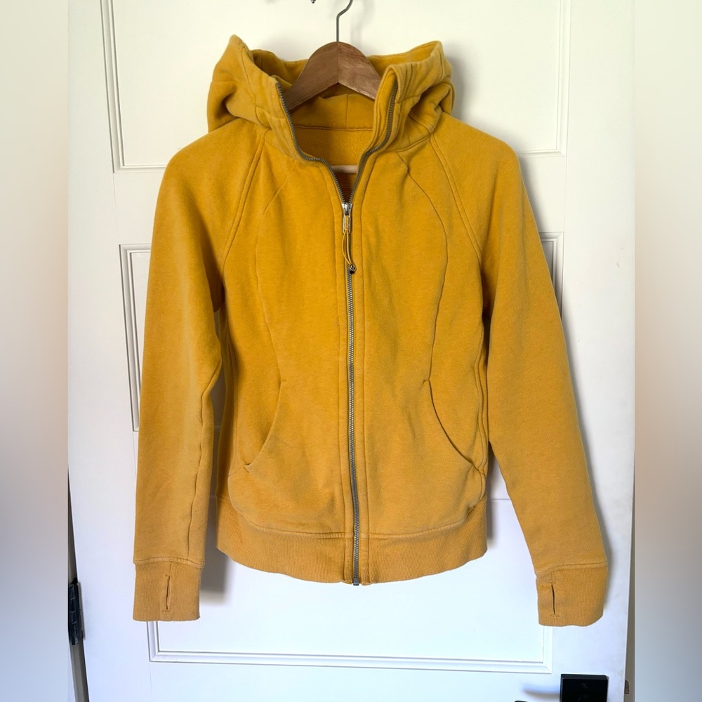 Lululemon Yellow Scuba Hoodie